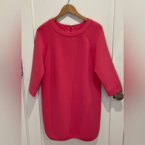 New J CREW Collection Crepe Shift Dress Size 4 Pink #29216 $278 NWT New 4
